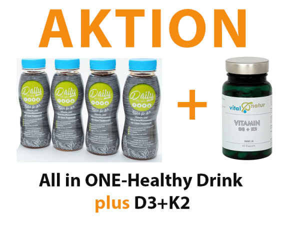 AKTION | All in ONE-Healthy Drink plus D3+K2